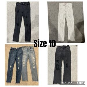 Girls’ Jeans Lot-Size 10